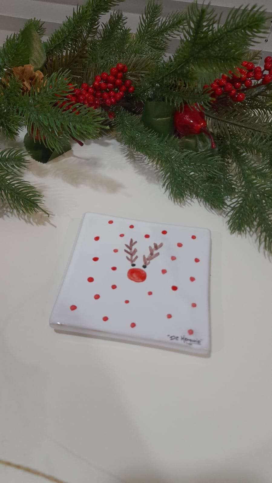 Sottopentola con Renna 11x11