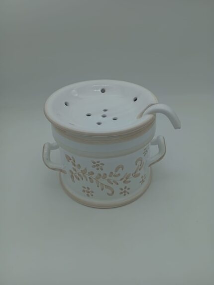 Scola Mozzarella  Cilindrico in ceramica Dipinto a mano