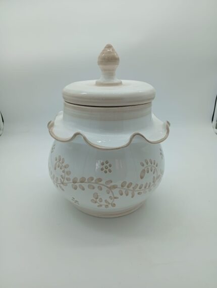 Biscottiera Diam.23 Decorata a mano