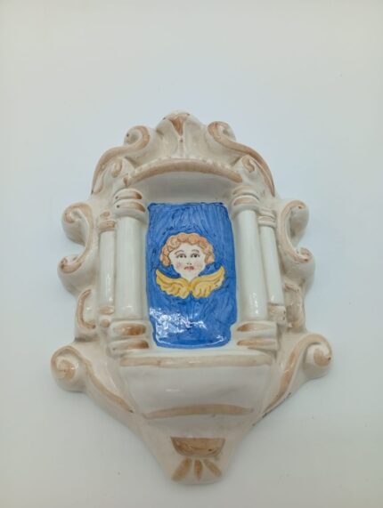 Acquasantiera Decorata a mano