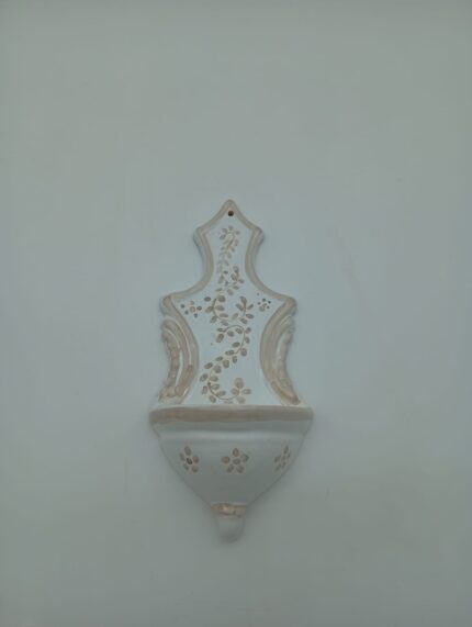 Acquasantiera Tortora 21x9cm