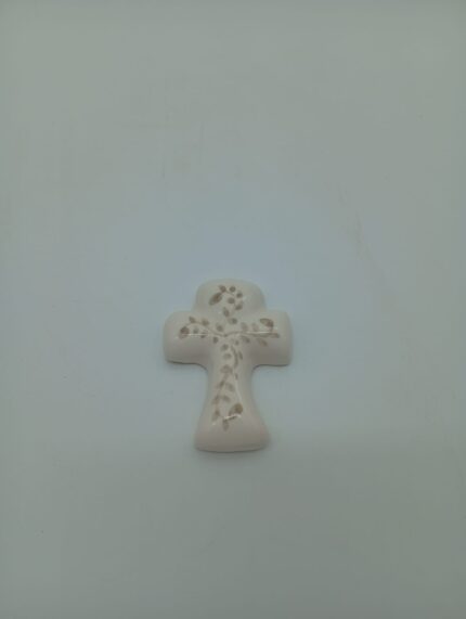 Croce in ceramica Tortora